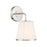 Crystorama Fulton 1 Light Wall Sconce, White