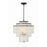 Crystorama Gabrielle 4 Light Chandelier, Matte Black - GAB-B7304-MK