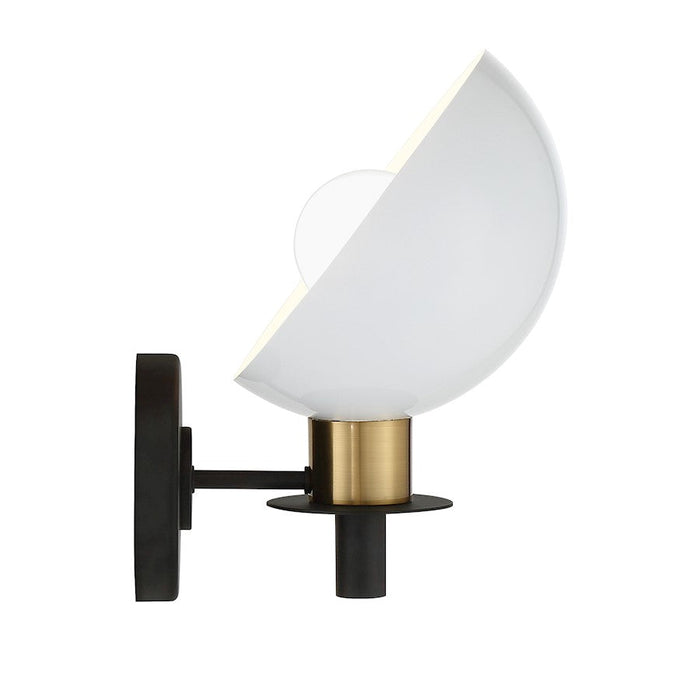 Crystorama Gigi 1 Light Wall Sconce, White