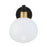 Crystorama Gigi 1 Light Wall Sconce, White