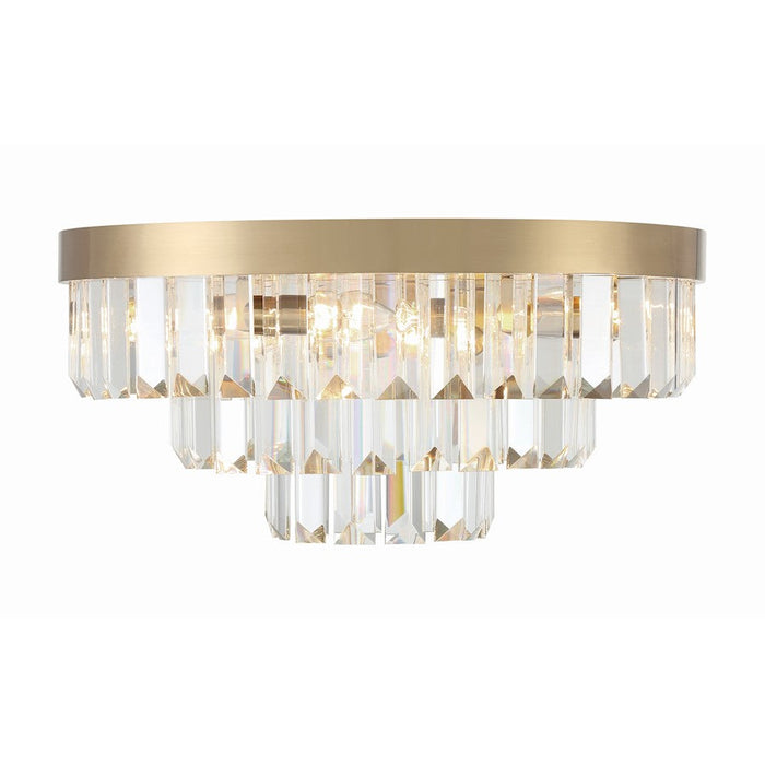 Crystorama Hayes 8 Light Flush Mount