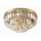 Crystorama Hayes 8 Light Flush Mount