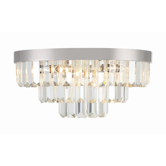 Crystorama Hayes 8 Light Flush Mount