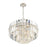 Crystorama Hayes Chandelier, Polished Nickel