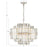 Crystorama Hayes Chandelier, Polished Nickel