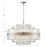 Crystorama Hayes Chandelier, Polished Nickel