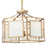 Crystorama Hillcrest 6 Light Chandelier, Vibrant Gold