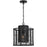 Crystorama Jayna 1 Light Pendant, Matte Black - JAY-A5001-MK