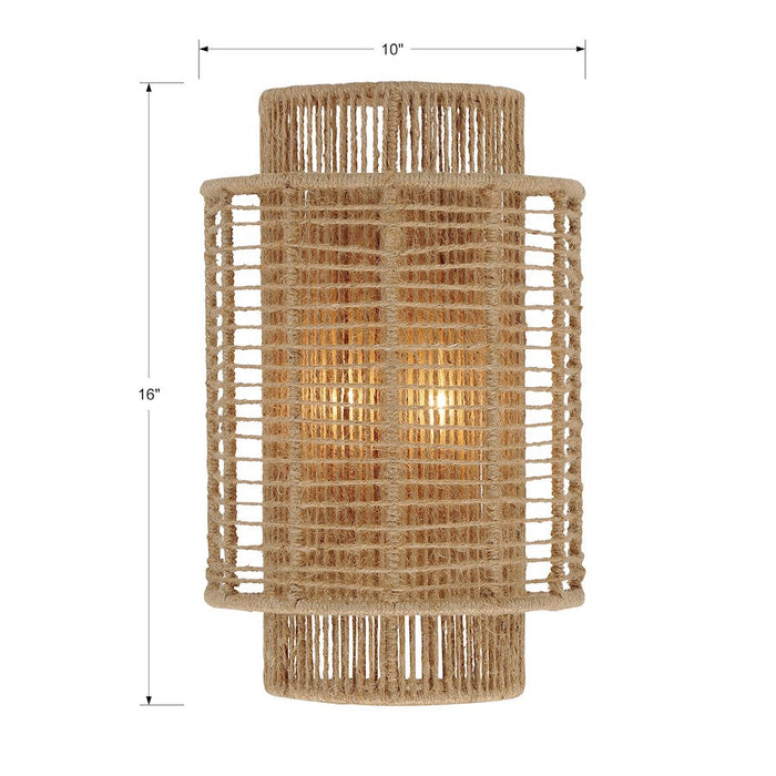 Crystorama Jayna 2 Light Wall Sconce