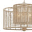 Crystorama Jayna 4 Light Chandelier, Burnished Silver