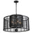 Crystorama Jayna 4 Light Chandelier, Matte Black - JAY-A5004-MK