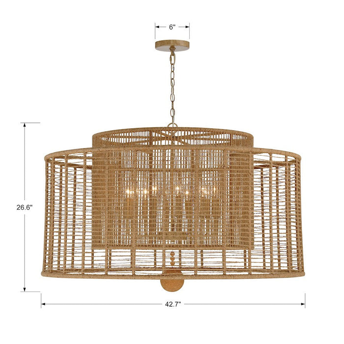 Crystorama Jayna 12 Light Chandelier