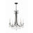 Crystorama Karrington 8 Light Chandelier, Matte Black - KAR-90908-MK-CL-MWP