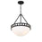 Crystorama Kirby 3 Light Chandelier, Etched Opal