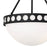 Crystorama Kirby 3 Light Chandelier, Etched Opal