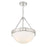 Crystorama Kirby 3 Light Chandelier, Etched Opal