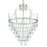 Crystorama Lucille 6 Light Chandelier, Antique Silver - LUC-A9066-SA