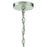 Crystorama Lucille Chandelier, Antique Silver