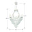 Crystorama Lucille Chandelier, Antique Silver