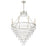 Crystorama Lucille Chandelier, Antique Silver