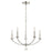 Crystorama Mila 5 Light Chandelier, Polished Nickel - MIL-8005-PN