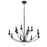 Crystorama Mila Chandelier, Black