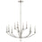 Crystorama Mila Chandelier, Polished Nickel