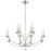 Crystorama Mila Chandelier, Polished Nickel