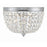 Crystorama Nola 2 Light Ceiling Mount, Polished Chrome - NOL-312-CH-CL-MWP