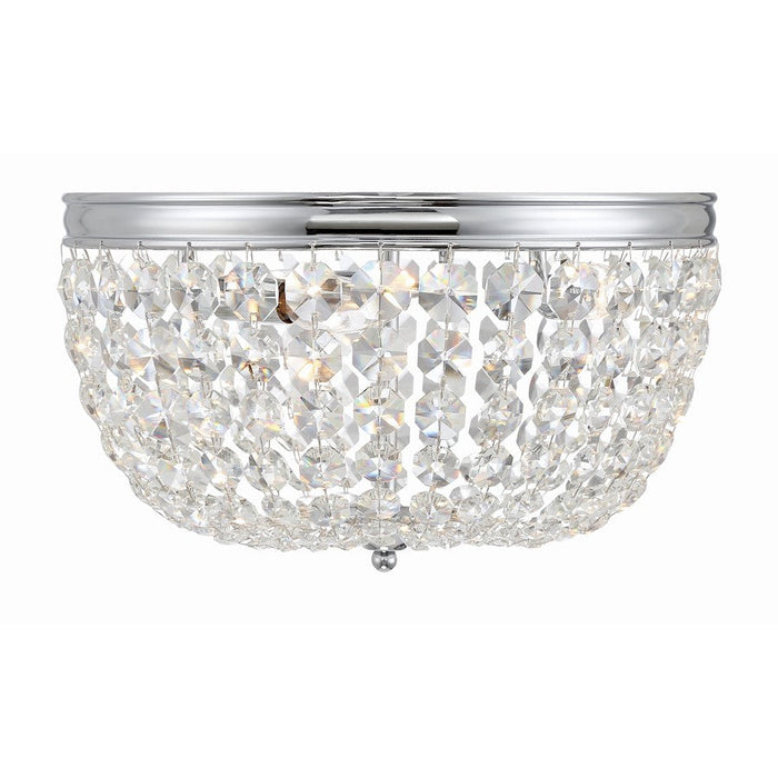 Crystorama Nola 3 Light Ceiling Mount, Polished Chrome - NOL-314-CH-CL-MWP