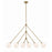 Crystorama Omni 6 Light Chandelier, Aged Brass - OMN-3006-AG