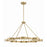 Crystorama Orson 8 Light Pendant, Modern Gold/Clear - ORS-738-MG