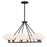 Crystorama Parker 6 Light Chandelier, Black Forged - PKR-B8506-BF