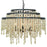 Crystorama Poppy 6 Light Chandelier, Forged Bronze - POP-A5076-FB