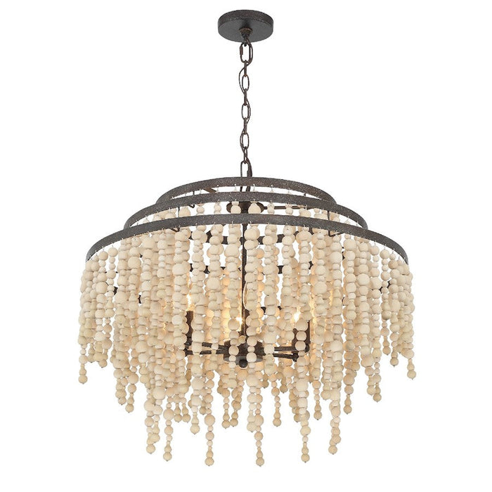 Crystorama Poppy 6 Light Chandelier