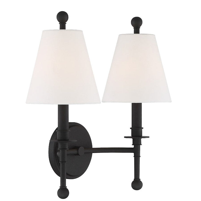 Crystorama Riverdale 2 Light Wall Mount