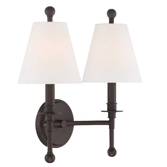 Crystorama Riverdale 2 Light Wall Mount