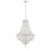 Crystorama Roslyn 9 Light Chandelier, Chrome