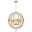 Crystorama Roxy Chandelier, Antique Gold