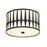 Crystorama Royston 3 Light Flush Mount, White