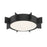 Crystorama Solas 3 Light Ceiling Mount, Black Forged - SOL-A3103-BF