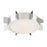 Crystorama Solas 3 Light Ceiling Mount