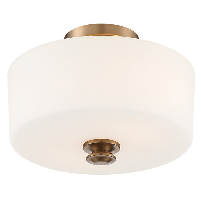 Crystorama Travis 9.25" 2 Light Ceiling Mount