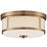 Crystorama Trevor 6.37" 2 Light Ceiling Mount, Vibrant Gold - TRV-A3802-VG