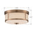 Crystorama Trevor 6.37" 2 Light Ceiling Mount