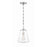 Crystorama Voss 1 Light Mini Pendant, Polished Nickel/Clear Glass - VSS-7003-PN