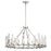 Crystorama Watson 8 Light Chandelier, Polished Nickel - WAT-B2008-PN