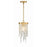 Crystorama Winfield 1 Light Pendant, Antique Gold - WIN-210-GA-CL-MWP