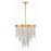 Crystorama Winfield 5 Light Chandelier, Antique Gold - WIN-215-GA-CL-MWP