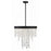 Crystorama Winham 5 Light Chandelier, Black Forged - WIN-615-BF-CL-MWP